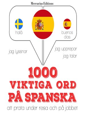 cover image of 1000 viktiga ord på spanska